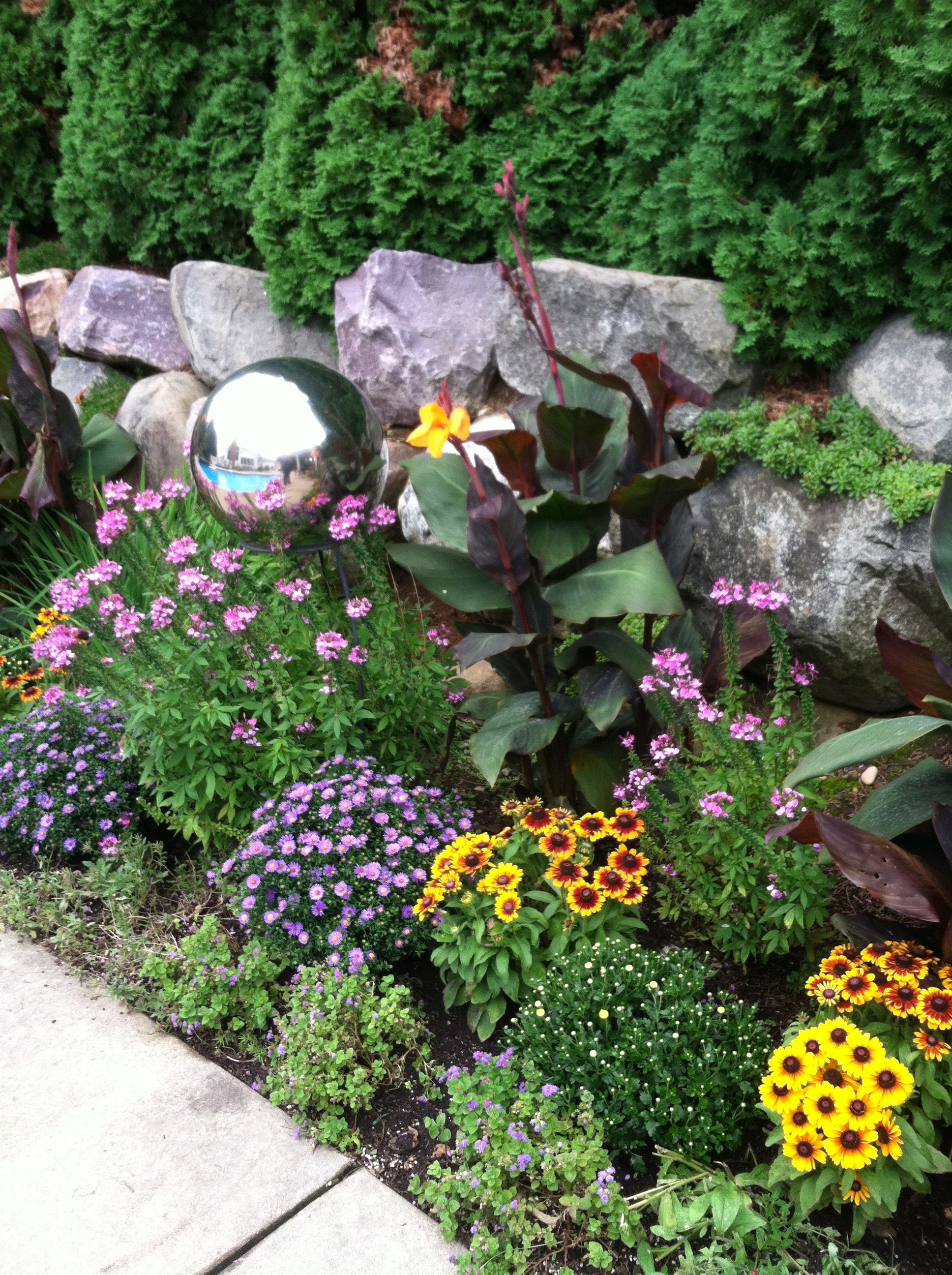 Fall Border garden
