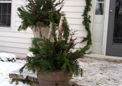 Simple winter decor