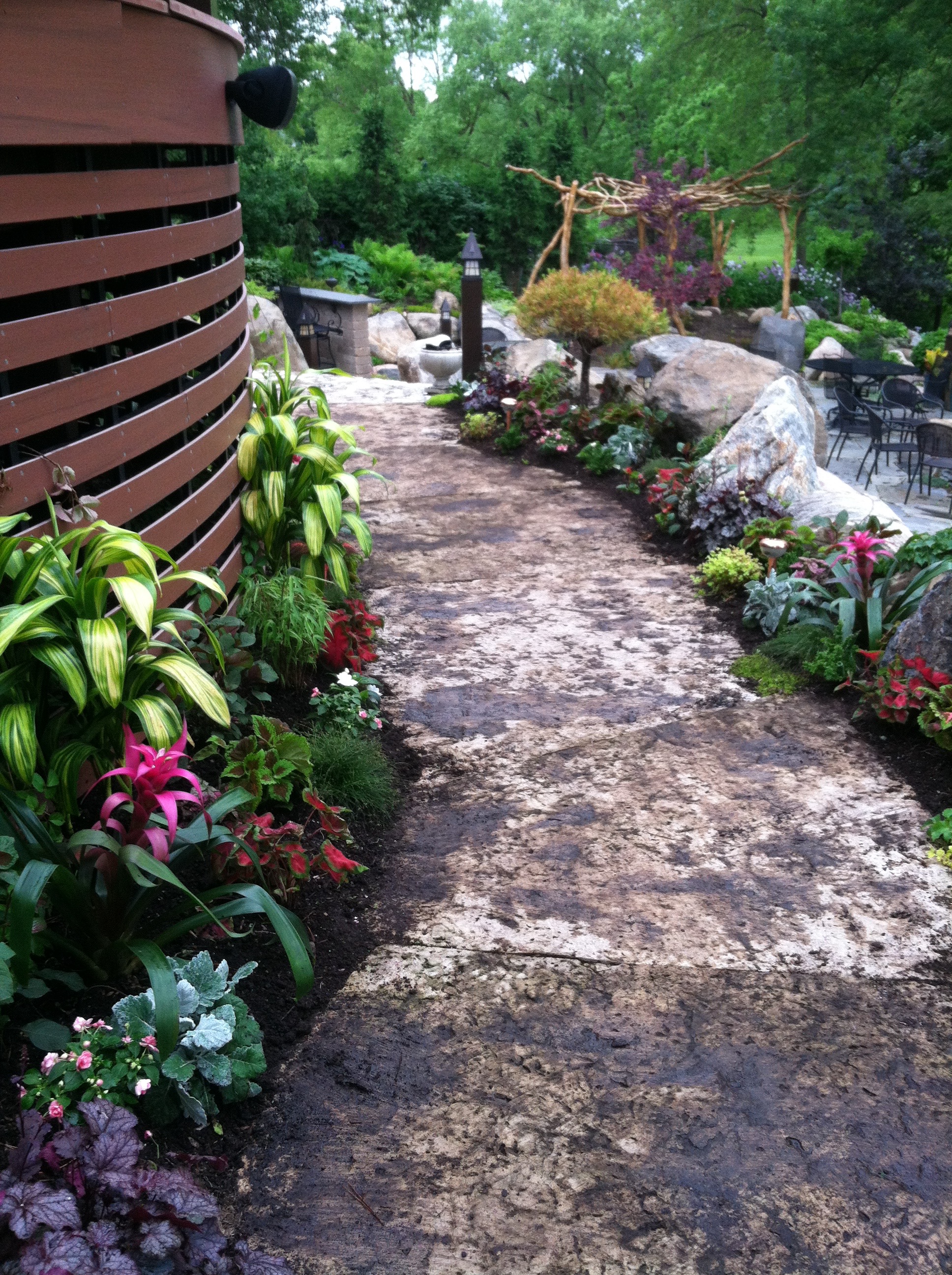 Tropical annual planting, summer 2015