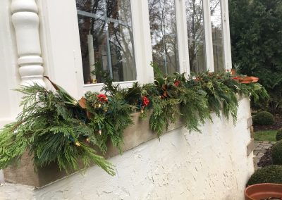 Custom Windowsill Swag