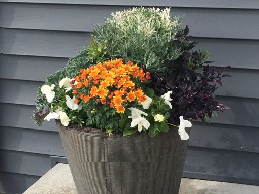 Simple fall container