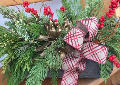 Driftwood Log Centerpiece