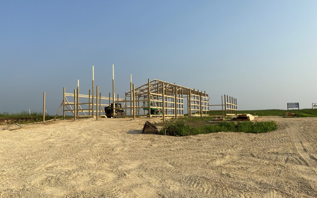 Framing Begins.