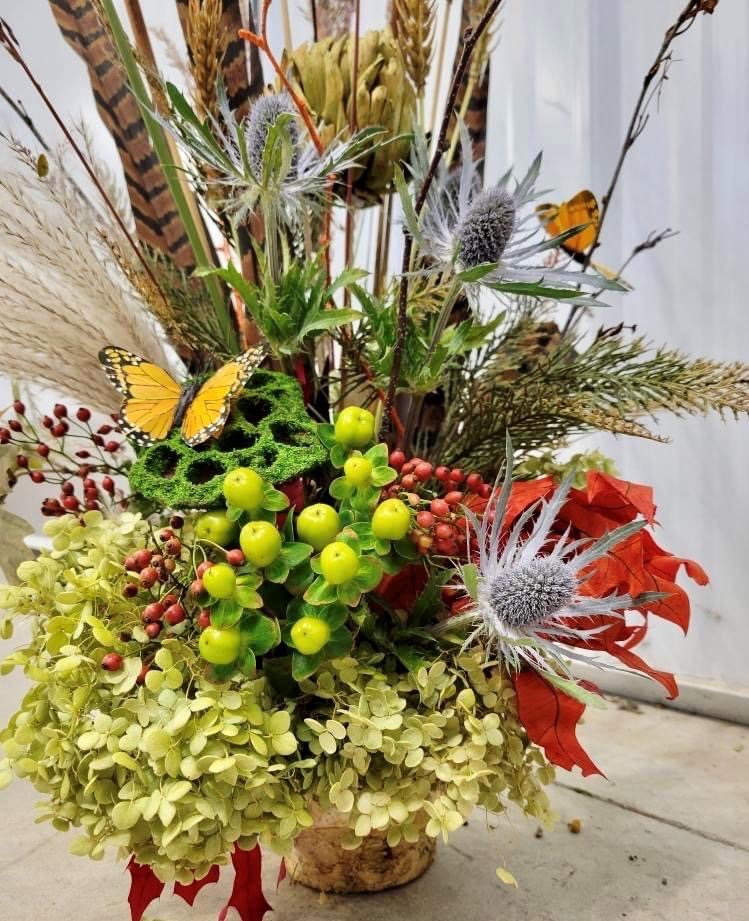 Dried Flower Arrangement Class