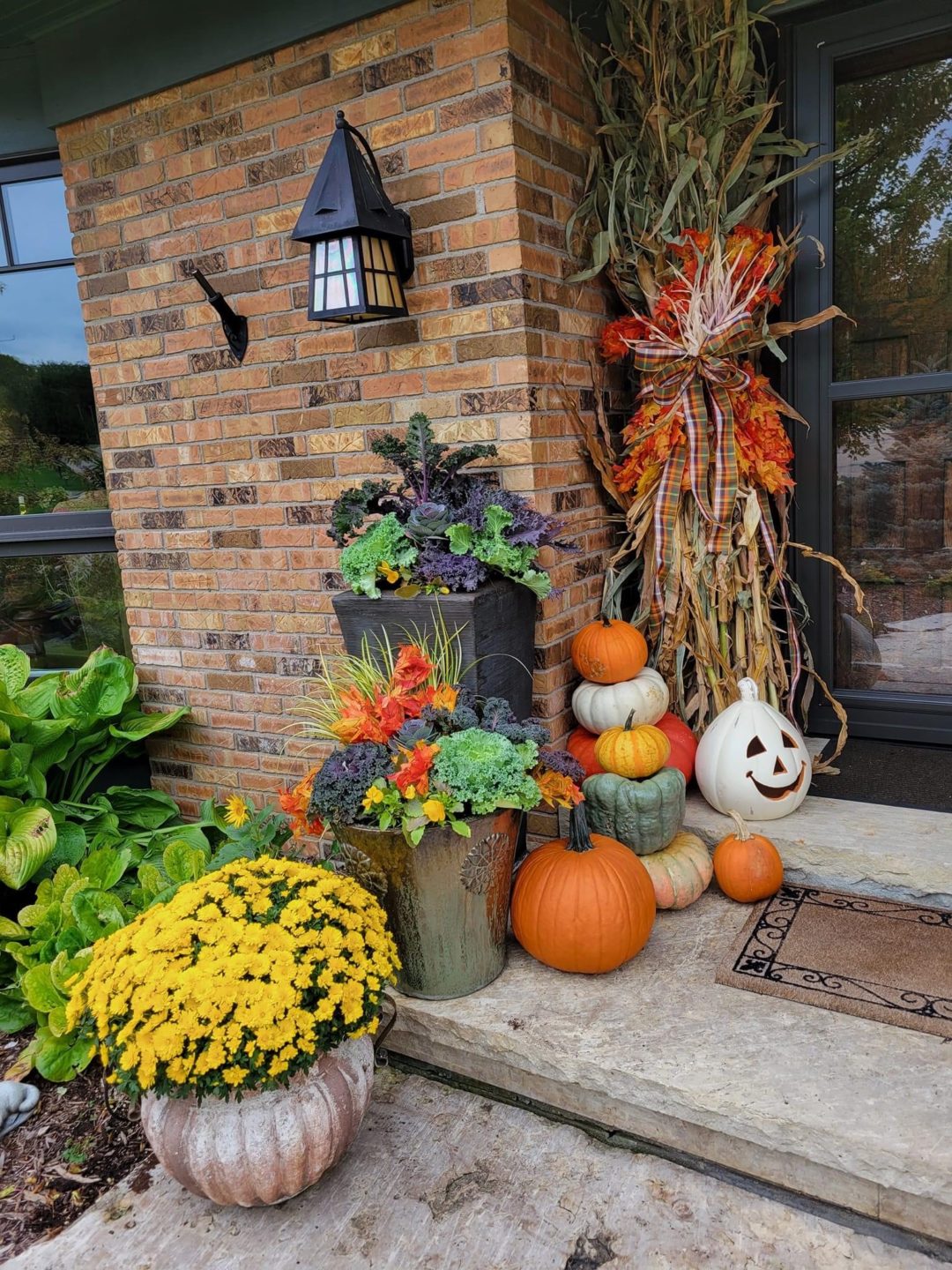 Fall door decoration
