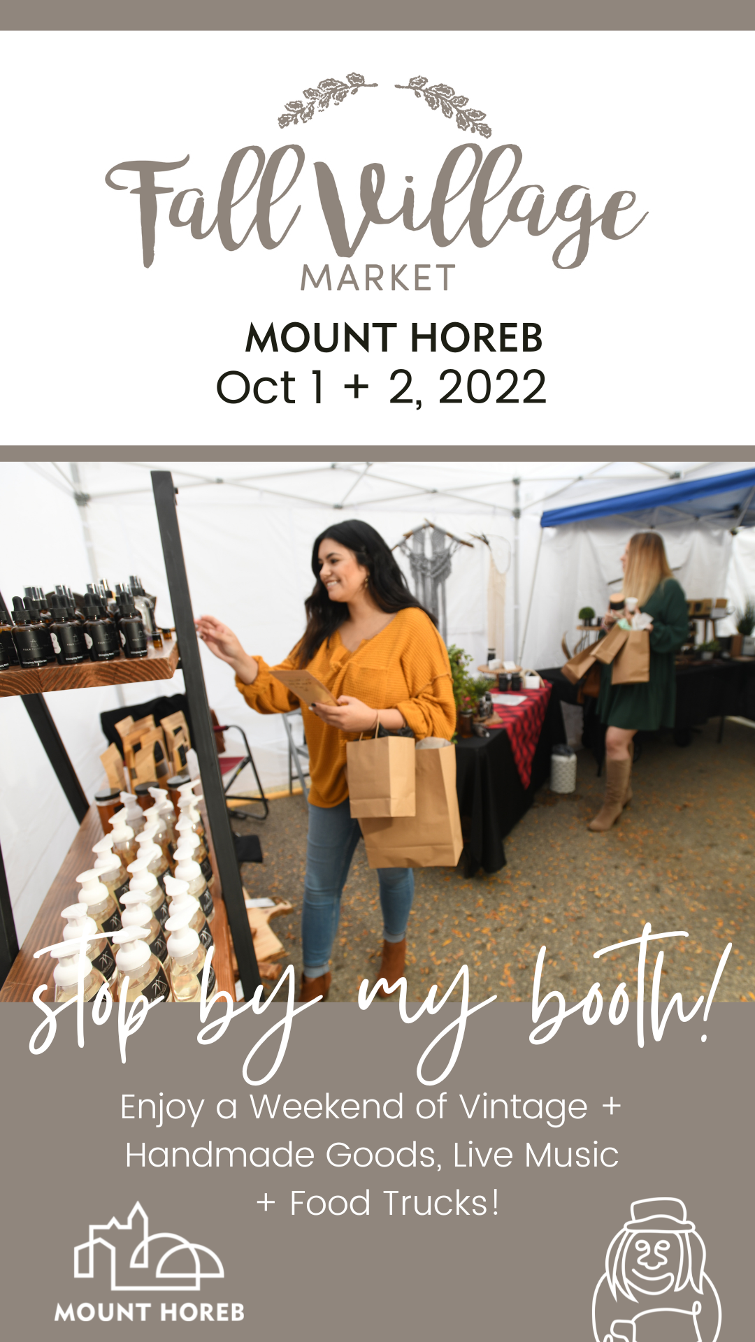 Fall Village Market flyer